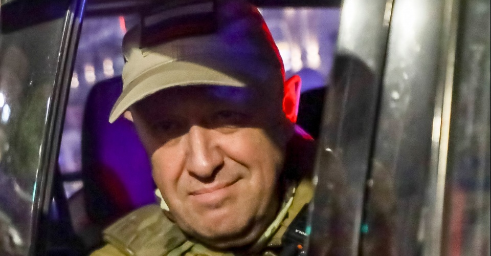 In Belarus eingetroffen: Der russische Söldnerchef Jewgeni Prigoschin. Foto: -/AP/dpa